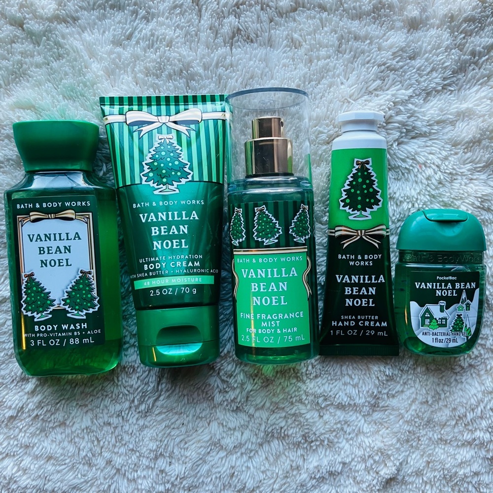 Bath and Body Works Vanilla Bean Noel Mini Set